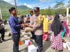 Masyarakat Linge terima bingkisan Sembako dalam kegiatan Jumat Barokah Polres Aceh Tengah