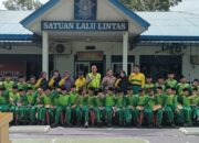 Satlantas Polres Langkat Tanamkan Tertib Lalu Lintas Lewat Program Polisi Sahabat Anak